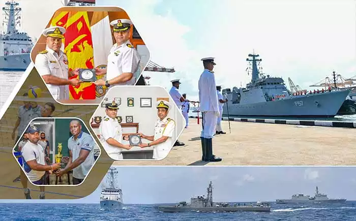 INS Sunayna arrived as IOS Sagar departs island
