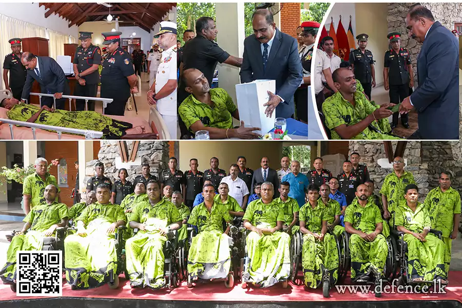 Deputy Minister of Defence Visits War Heroes at Mihindu Seth Medura