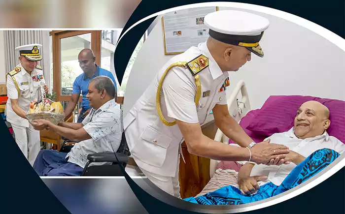 Navy Commander recognises veterans at “Anchorage” with honour and warmth