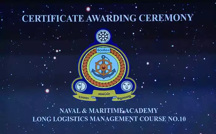 Naval logisticians step into the spotlight at certificate awarding of Long Logistics Management Course No. 10