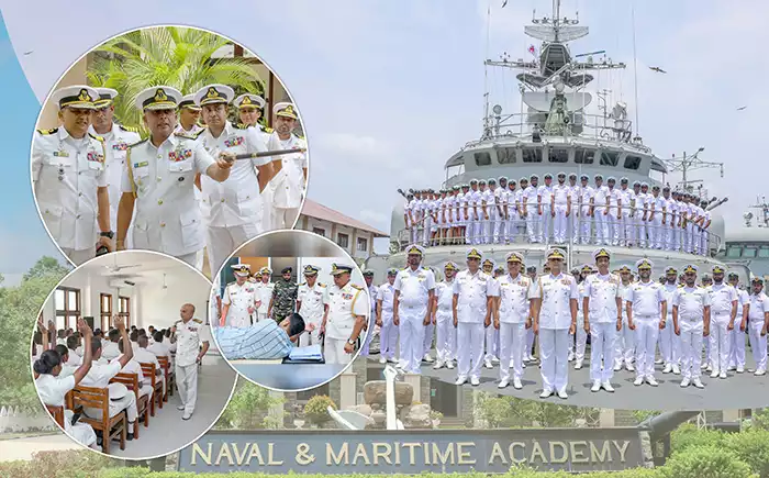 Navy Commander reviews operational posture at Naval Dockyard Trincomalee