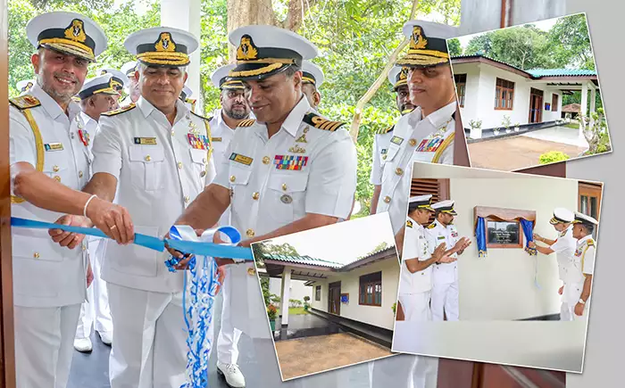 Accommodation facilities unveiled at Welisara Naval Complex
