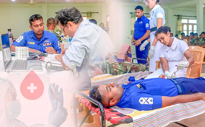 Navy personnel support Army-organised blood donation programme