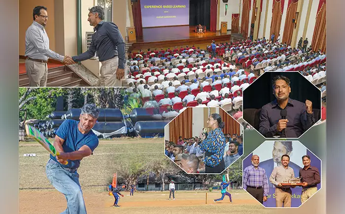 Experience-based learning session with Kumar Sangakkara inspires naval personnel in Eastern Naval Command