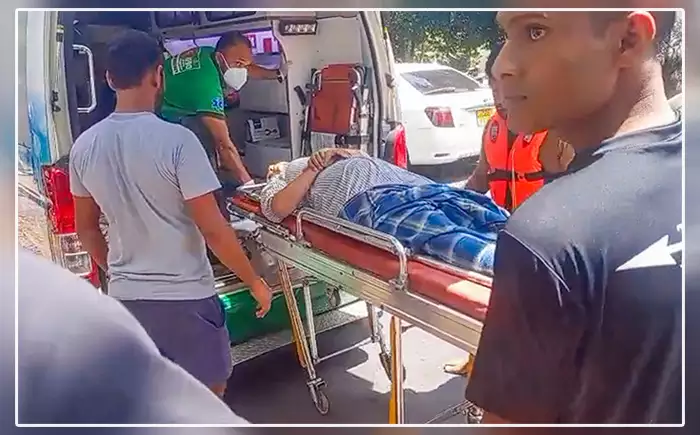 දියවන්නා ඔයට ඇද වැටුනු කාන්තාවක් නාවික හමුදාව මඟින් බේරා ගනියි