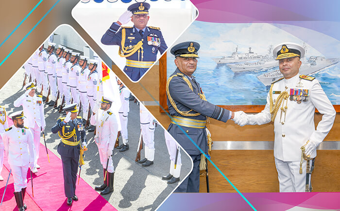 Commander of the Air Force pays courtesy call on Commander of the Navy