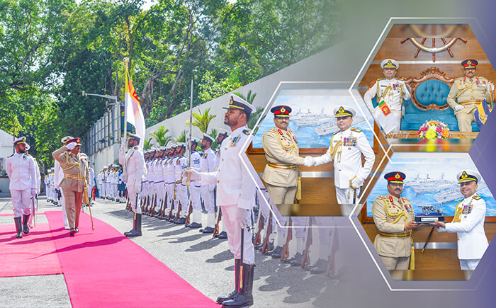 Commander of the Army pays official visit to Navy Headquarters