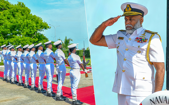 ඡායාරූපය- උතරු නාවික විධානයේ අභිනව ආඥාපති ලෙස රියර් අද්මිරාල් බුද්ධික ලියනගමගේ වැඩ භාර ගනියි