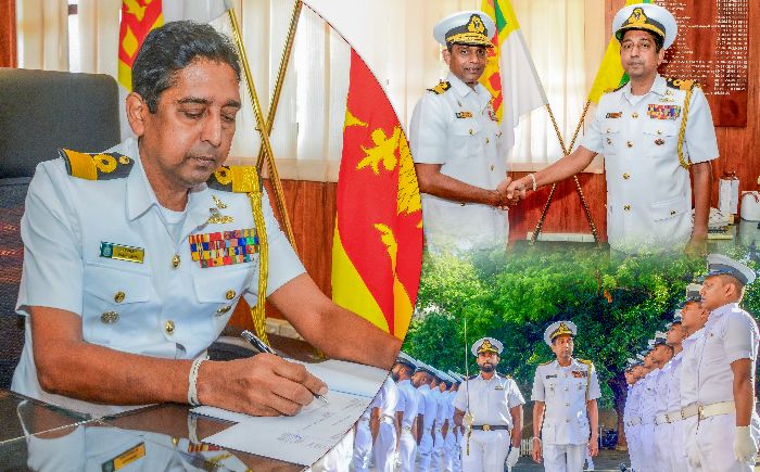 Commodore Dhanesh Pathberiya assumes duties as Flag Officer Commanding Naval Fleet