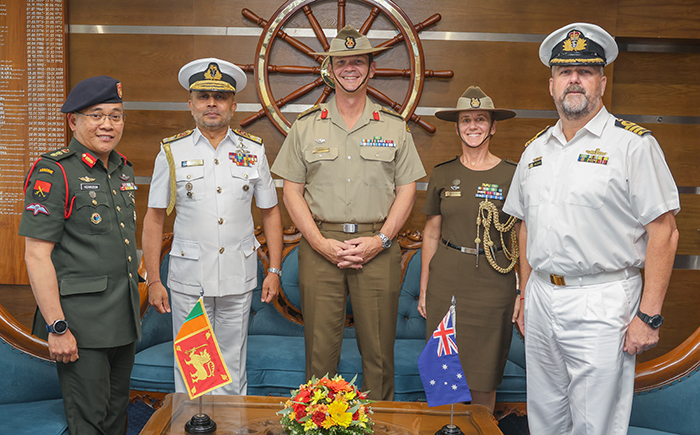 Australian National Defence College delegation visits Sri Lanka Navy Headquarters