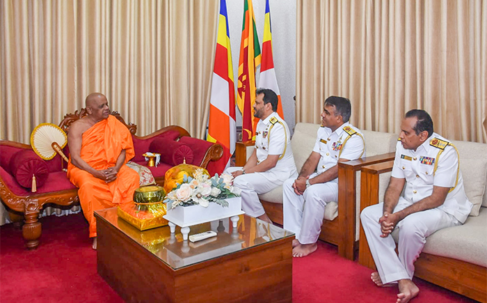 Religious rituals held at Temple of the Sacred Tooth Relic in view of 75th anniversary of Navy