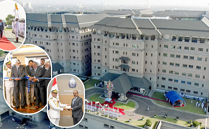 Sri Lanka Navy ceremonially occupies in the Defence Headquarters Complex in Akuregoda