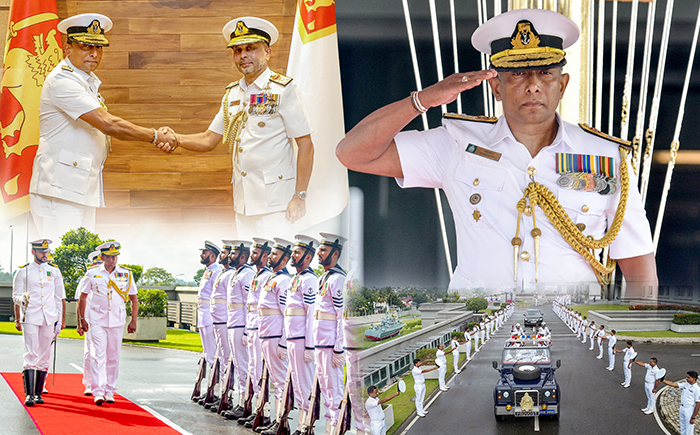 படம்- கடற்படை மரியாதைகளுடன் ரியர் அட்மிரல் ஜனக குணசீல கடற்படையில் இருந்து ஓய்வு பெறுகிறார்