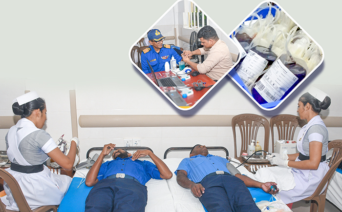 Naval Hospital in Eastern Naval Command hosts blood donation campaign marking 75th anniversary of the Navy