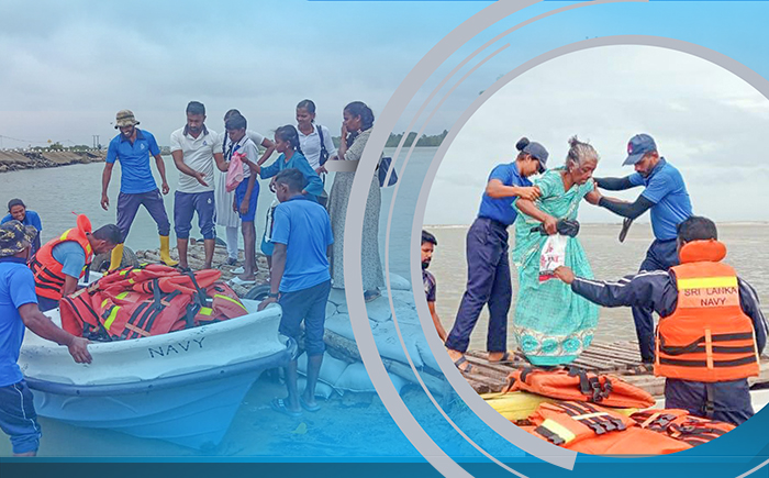Navy concludes lagoon transport mission in Mullaitivu