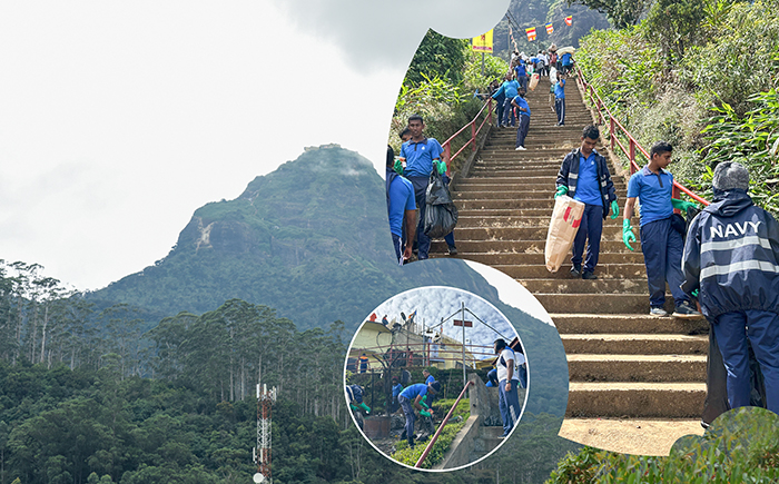 Navy supports environmental conservation of Sri Pada precincts