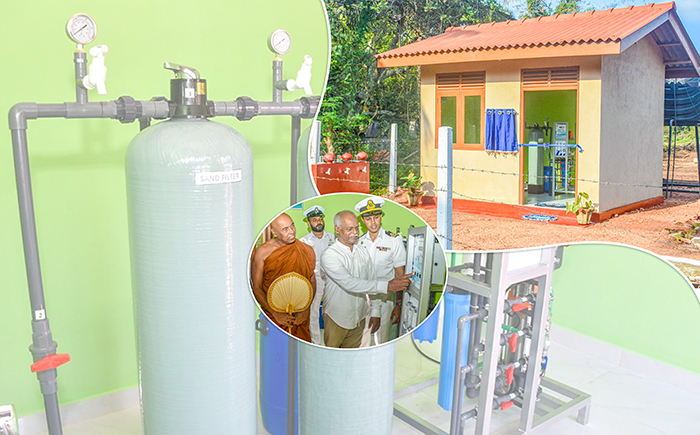 Navy’s expertise powers another step towards safe water access in Wariyapola and Kahatagasdigiliya