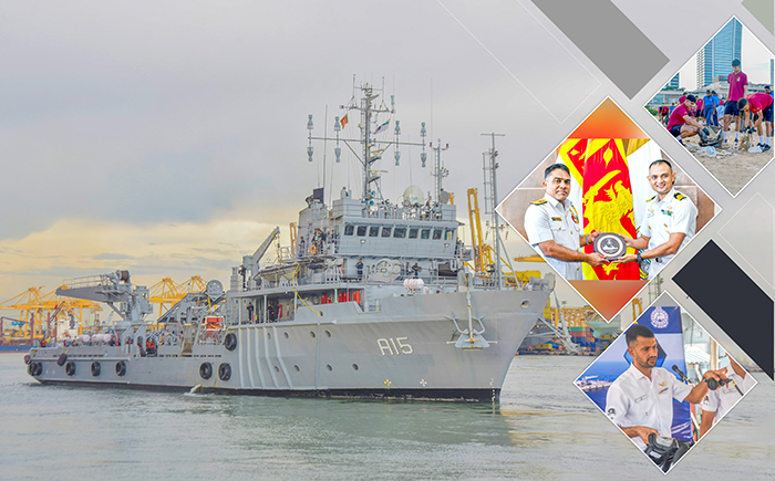 INS NIREEKSHAK departs concluding her training visit