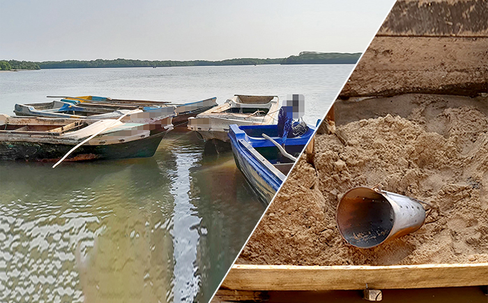 Navy foils illegal sand mining racket in Upparu