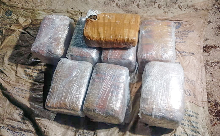 Navy seizes over Rs. 15 million worth of foreign-origin cannabis off Devil’s Point