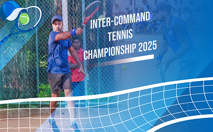 ඡායාරූපය- 2025 අන්තර් විධාන ටෙනිස් ශූරතාවය බටහිර නාවික විධානය විසින් දිනාගනියි
