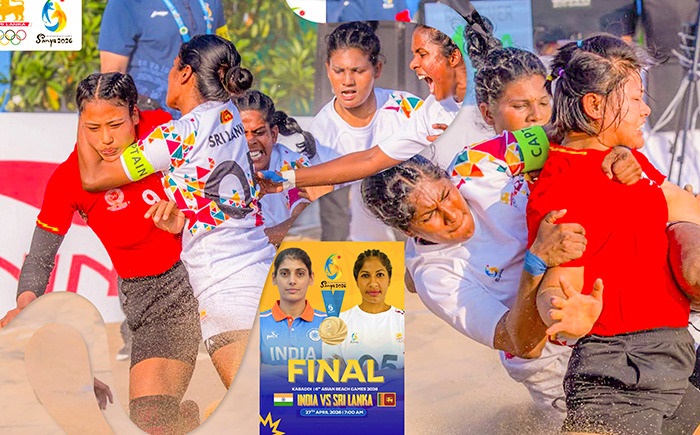 Silver in the sand: Navy duo shines at Women’s Beach Kabaddi in 6th Asian Beach Games